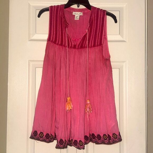 Rachel Zoe Mauve Pink Boho Top! - Picture 8 of 9